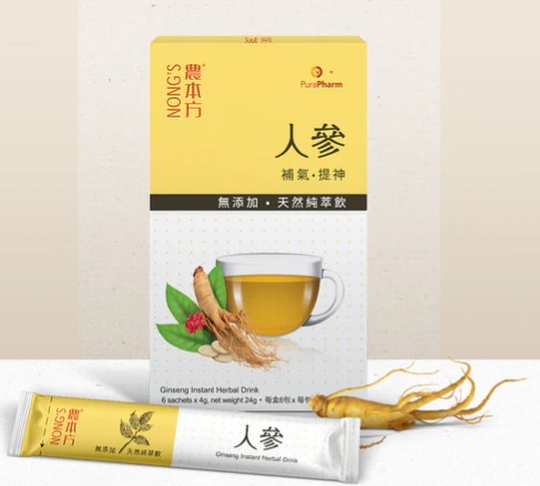 農本方®人參天然純萃飲4克1包