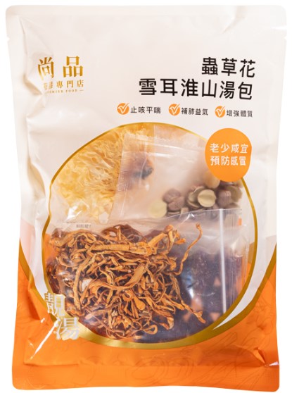 尚品 蟲草花雪耳淮山湯包 135g